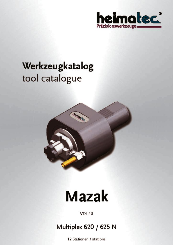Mazak MP 620 625 – 12 Stationen, VDI 40