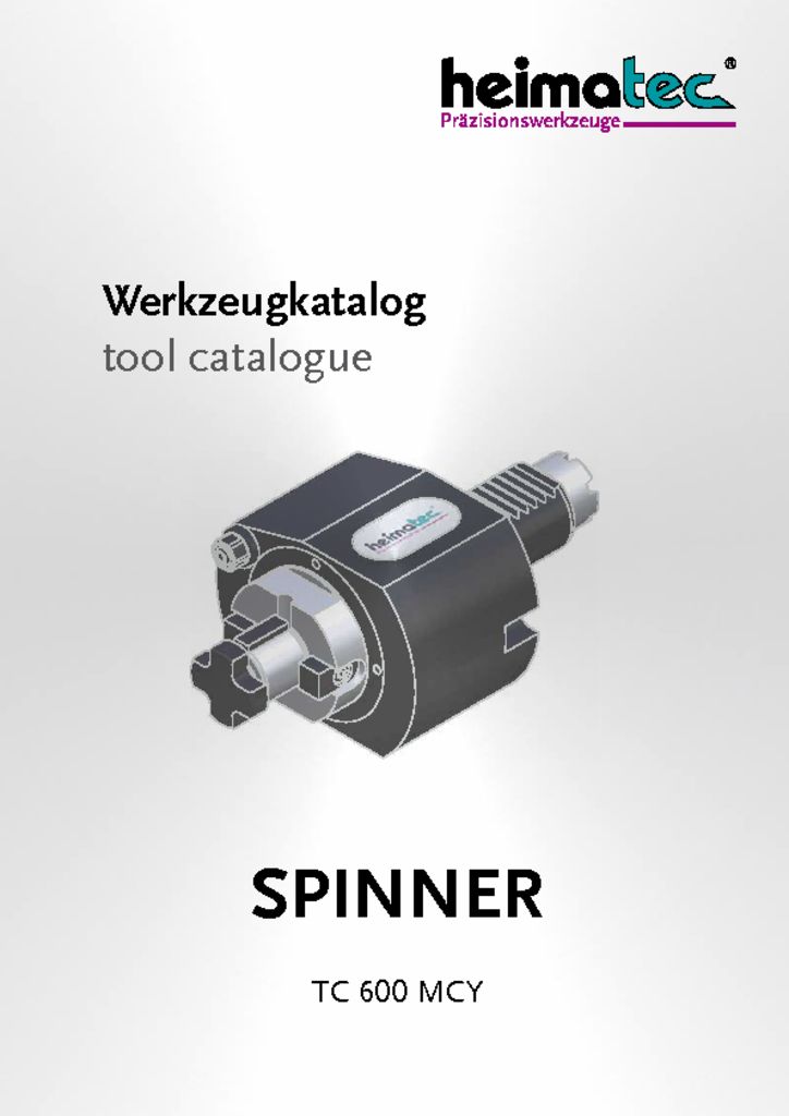 thumbnail of SPINNER_TC_600_MCY_heimatec_tool_catalogue
