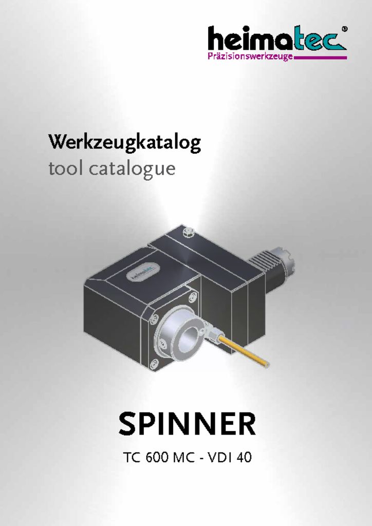 thumbnail of SPINNER_TC_600_MC_VDI_40_heimatec_tool_catalogue