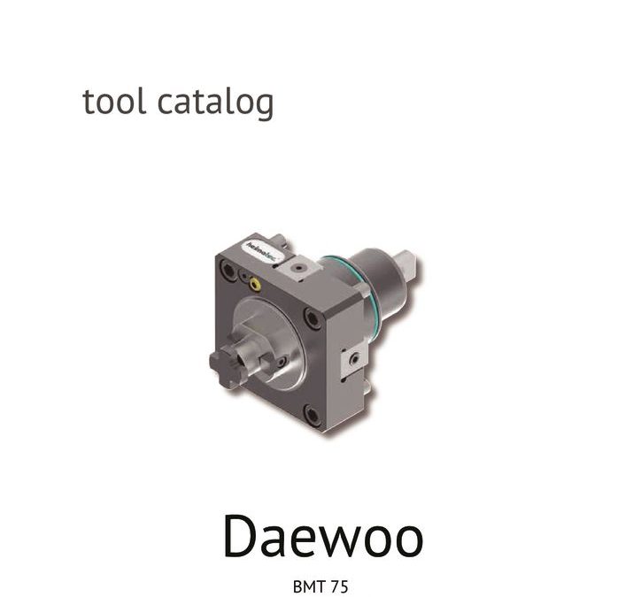 Daewoo Puma V 550 BMT 75 Heimatec Catalog For Live and Static Tools