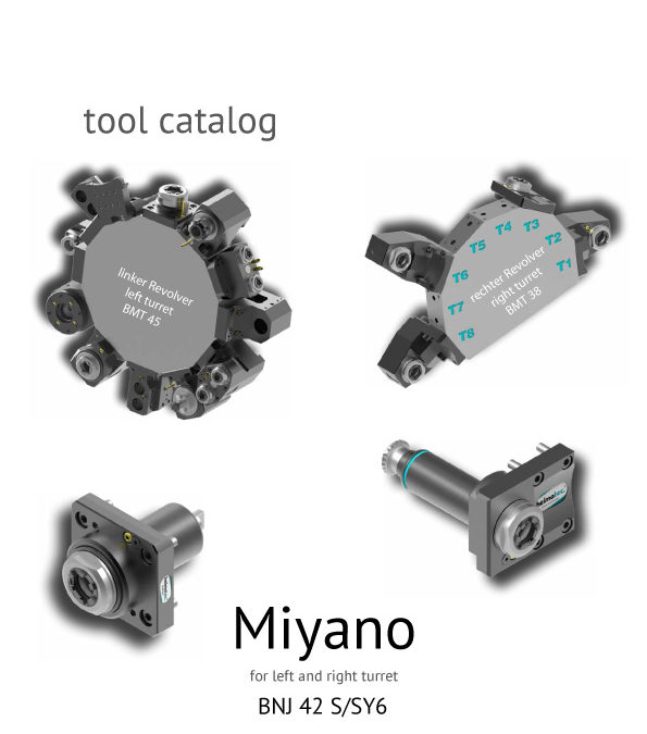 Miyano BNJ 42 S-SY6 BMT38-45 Heimatec Catalog for Live and Static Tools