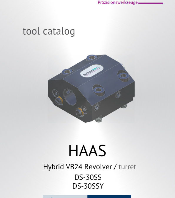 Haas DS-30SS(Y) Hybrid VB24 Heimatec Catalog for Live and Static Tools