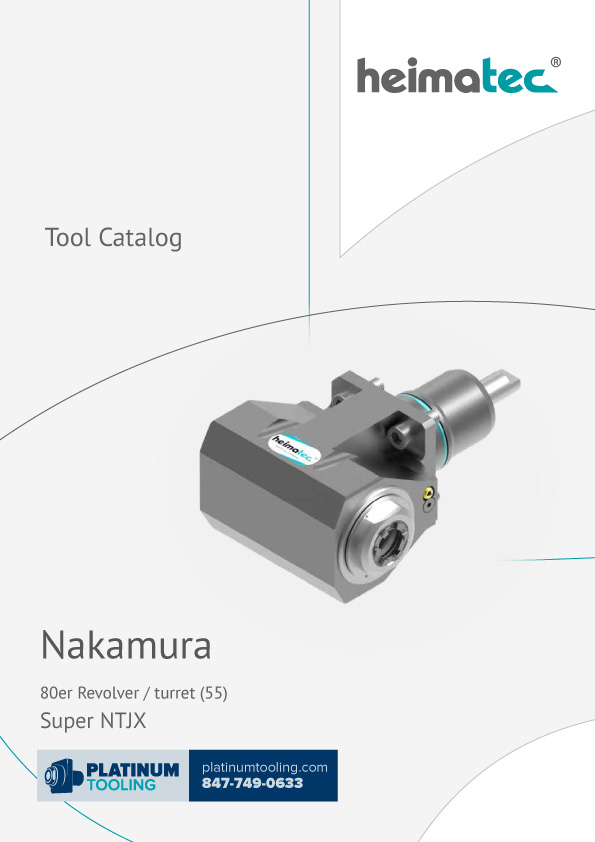 Nakamura Super NTJX BMT 55 Heimatec Catalog for Live and Static Tools