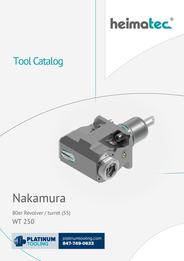 Nakamura WT 250 BMT 55 heimatec tool catalog